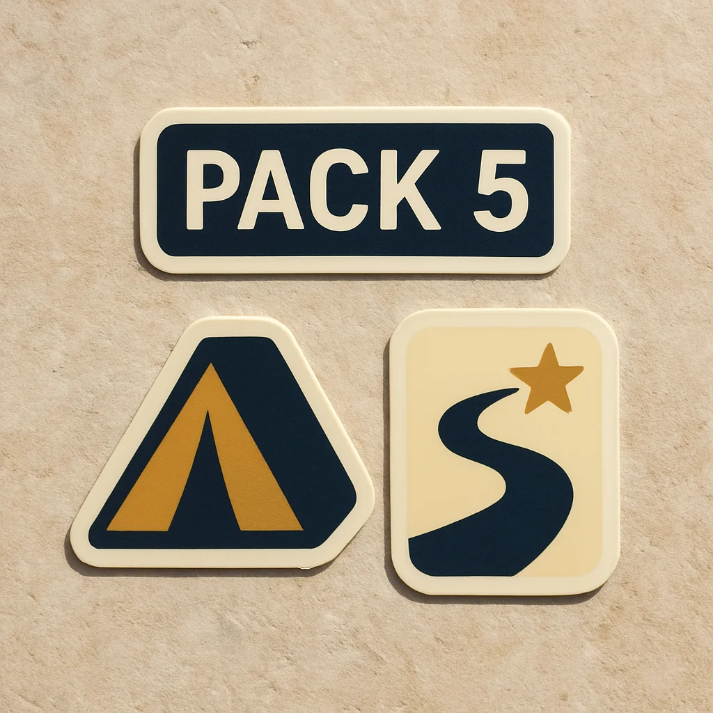 Pack 5 Adventure Decals